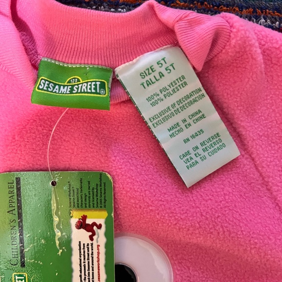 Vintage 2005 - Sesame Street Elmo fleece - 5T -NWT, EVC, cutest!!! - Picture 4 of 5